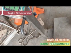 Mesin ekstraksi minyak kastor 60Mpa mesin pencet minyak dengan bahan paduan