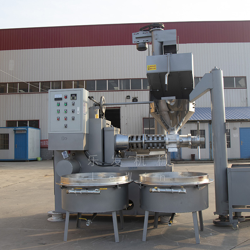 Mesin Press Minyak Sekrup Otomatis 15KW Cold Press Minyak Kelapa Press 160 Kg/Jam