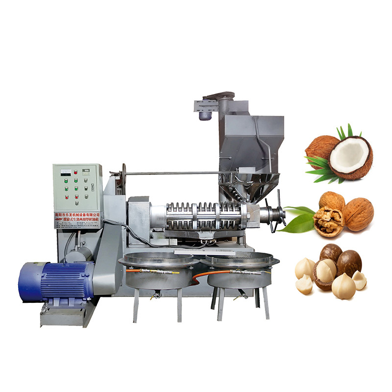 Mesin Press Minyak Screw Industri Otomatis Bahan Baja Paduan Kapasitas 120 - 160 Kg / H