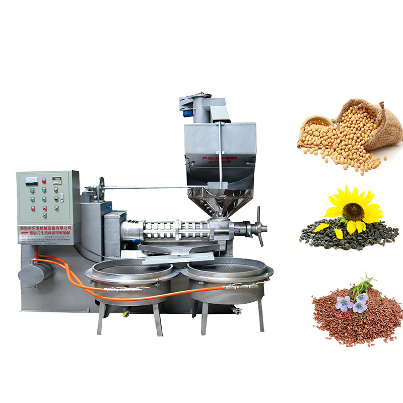 Mesin Press Minyak Screw Industri Otomatis Bahan Baja Paduan Kapasitas 120 - 160 Kg / H