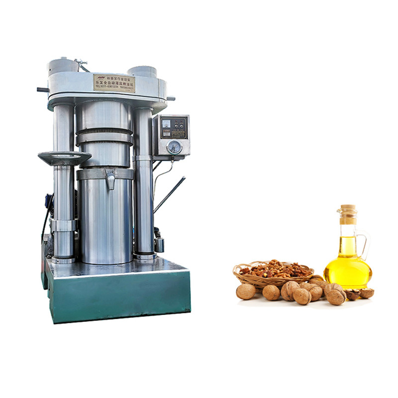 Pembuatan Minyak Walnut 65kg / jam Mesin Press Hidrolik Deep Drawing Untuk Pabrik Minyak Kecil