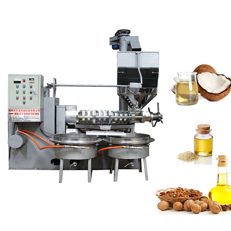 Mesin Press Jenis Sekrup Efisiensi Tinggi / Ekstraksi Minyak Press Screw 6YL-160