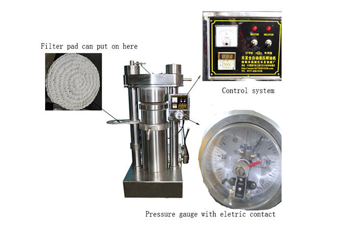 Mesin Press Minyak Industri Tekanan Tinggi Mesin Press Minyak Walnut 355mm Diameter Kue Minyak